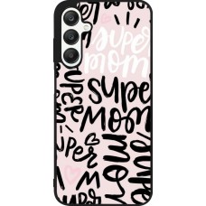Samsung Galaxy A25 Case Hülle - Silikon schwarz Mom 2024 Super mom