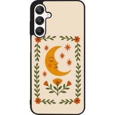 Coque Samsung Galaxy A25 - Silicone rigide noir Half moon stamp 2026