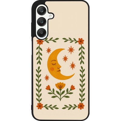 Samsung Galaxy A25 Case Hülle - Silikon schwarz Half moon stamp 2026