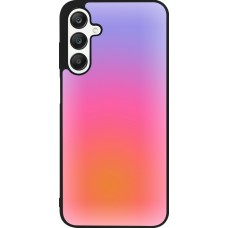 Samsung Galaxy A25 Case Hülle - Silikon schwarz Orange Pink Blue Gradient