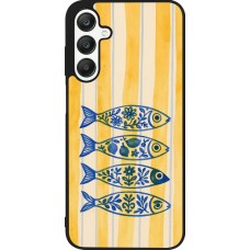 Coque Samsung Galaxy A25 - Silicone rigide noir Portuguese fish 2026