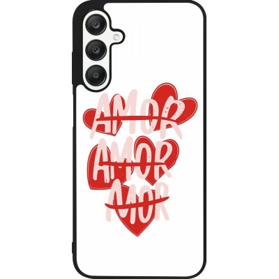 Coque Samsung Galaxy A25 - Silicone rigide noir Saint Valentines Day 26 Amor