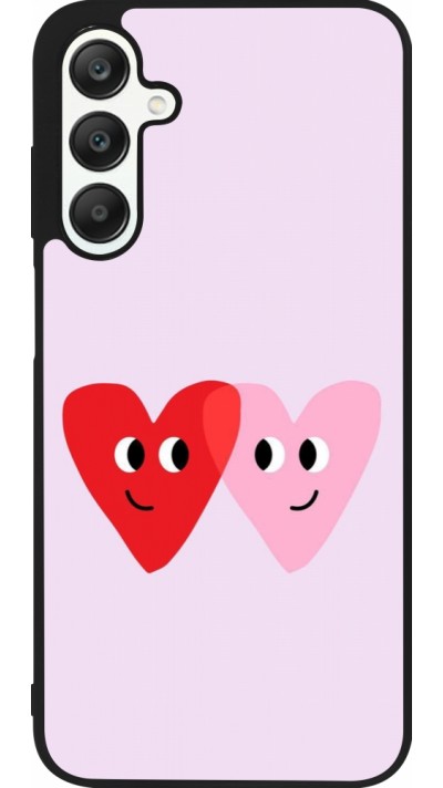 Coque Samsung Galaxy A25 - Silicone rigide noir Saint Valentines Day 26 Heart