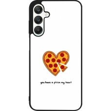 Coque Samsung Galaxy A25 - Silicone rigide noir Saint Valentines Day 26 You have my pizza heart
