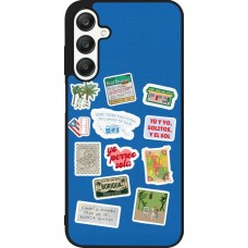 Samsung Galaxy A25 Case Hülle - Silikon schwarz Seals of the Dominican Republic DTMF