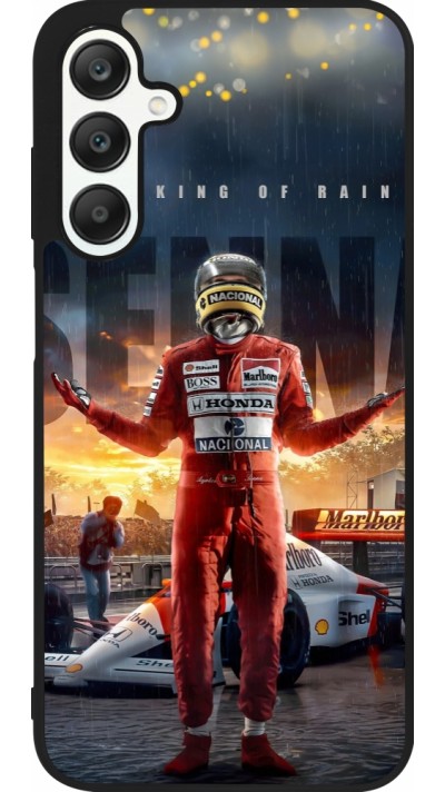 Coque Samsung Galaxy A25 - Silicone rigide noir Senna The King of Rain