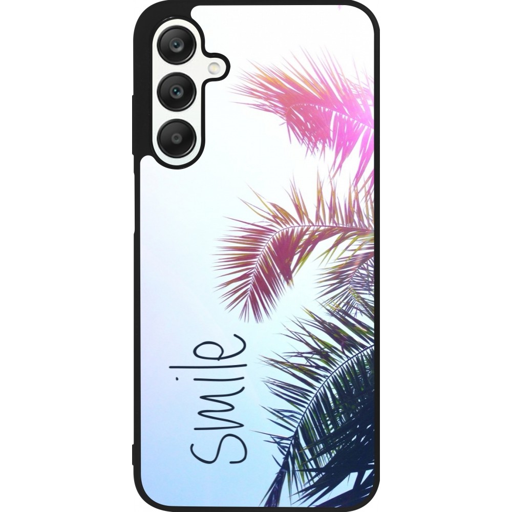 Samsung Galaxy A25 Case Hülle - Silikon schwarz Smile 05