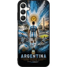 Samsung Galaxy A25 Case Hülle - Silikon schwarz Fussball Argentinien splash 2026