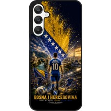 Coque Samsung Galaxy A25 - Silicone rigide noir Football Bosnie-Herzégovine splash 2026
