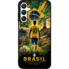 Samsung Galaxy A25 Case Hülle - Silikon schwarz Fussball Brasilien splash 2026
