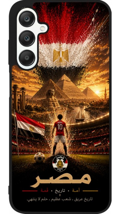 Samsung Galaxy A25 Case Hülle - Silikon schwarz Fussball Ägypten splash 2026