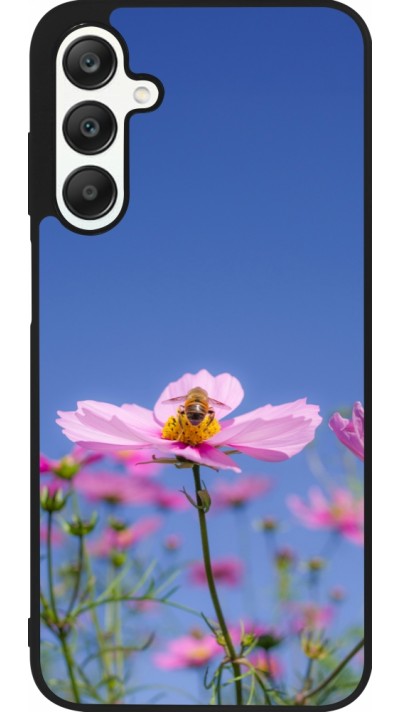 Coque Samsung Galaxy A25 - Silicone rigide noir Bee on a flower Spring 2026