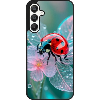 Coque Samsung Galaxy A25 - Silicone rigide noir Ladybird in bloom Spring 2026