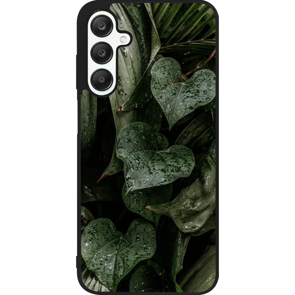 Samsung Galaxy A25 Case Hülle - Silikon schwarz Spring 23 fresh plants