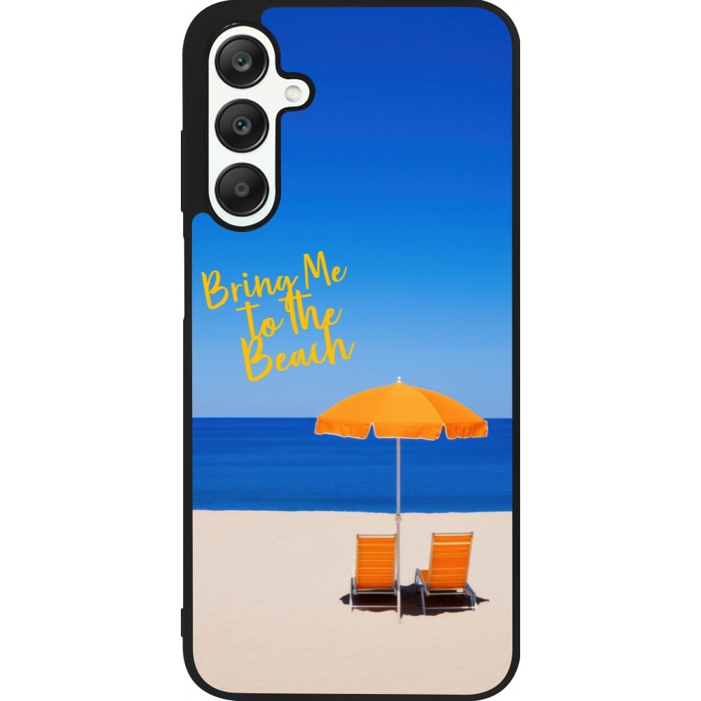 Samsung Galaxy A25 Case Hülle - Silikon schwarz Summer 2025 Bring me to the beach