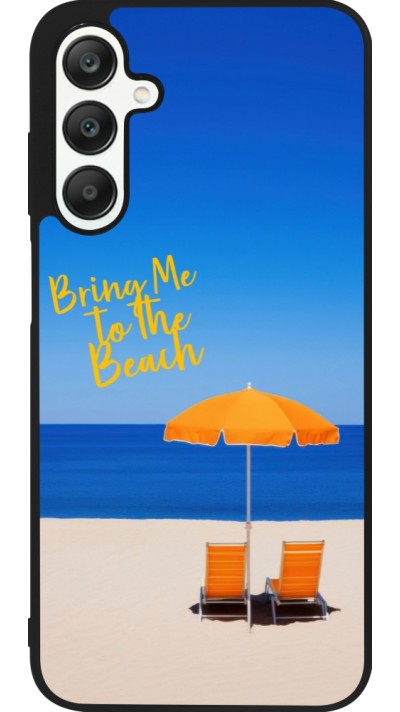 Coque Samsung Galaxy A25 - Silicone rigide noir Summer 2025 Bring me to the beach