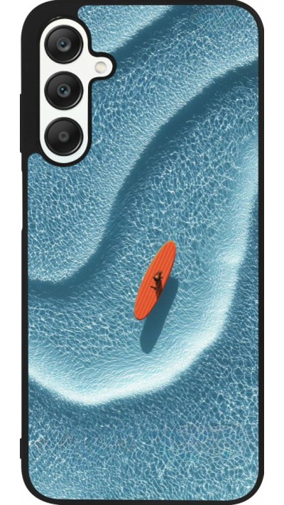 Samsung Galaxy A25 Case Hülle - Silikon schwarz Orange surf Summer 2026