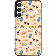 Samsung Galaxy A25 Case Hülle - Silikon schwarz Pattern Summer 2026
