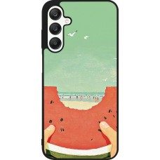 Samsung Galaxy A25 Case Hülle - Silikon schwarz Views through a watermelon Summer 2026