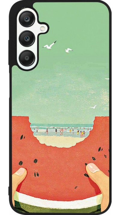 Samsung Galaxy A25 Case Hülle - Silikon schwarz Views through a watermelon Summer 2026