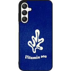 Coque Samsung Galaxy A25 - Silicone rigide noir Vitamin sea Summer 2026