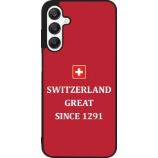Samsung Galaxy A25 Case Hülle - Silikon schwarz Switzerland Great Since 1291