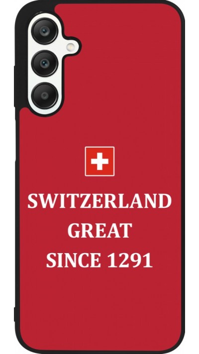 Samsung Galaxy A25 Case Hülle - Silikon schwarz Switzerland Great Since 1291