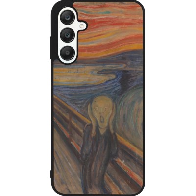 Coque Samsung Galaxy A25 - Silicone rigide noir Tableau art - Le Cri - Edvard Munch