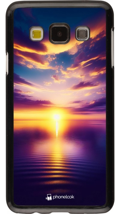 Coque Samsung Galaxy A3 (2015) - Coucher soleil jaune violet