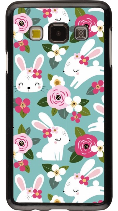 Coque Samsung Galaxy A3 (2015) - Easter 2023 bunnies and flowers
