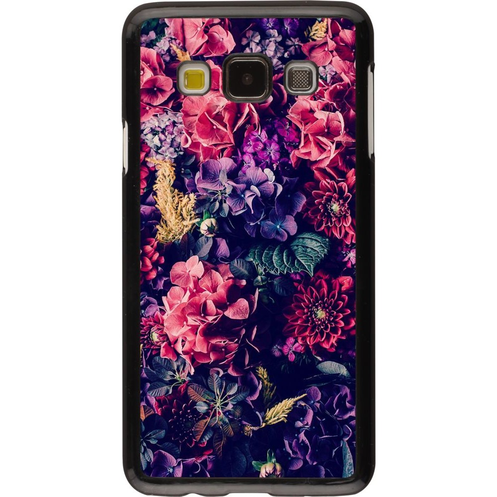 Coque Samsung Galaxy A3 - Flowers Dark