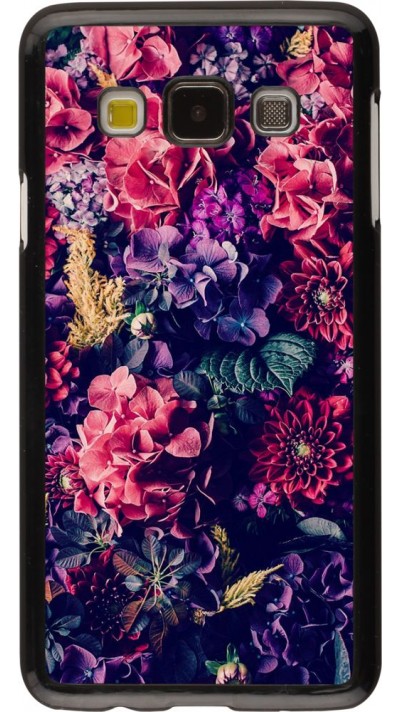 Coque Samsung Galaxy A3 - Flowers Dark