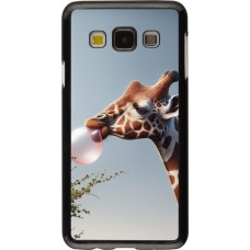 Samsung Galaxy A3 (2015) Case Hülle - Giraffe mit Blase
