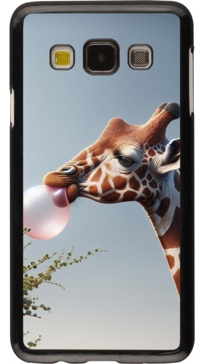 Samsung Galaxy A3 (2015) Case Hülle - Giraffe mit Blase