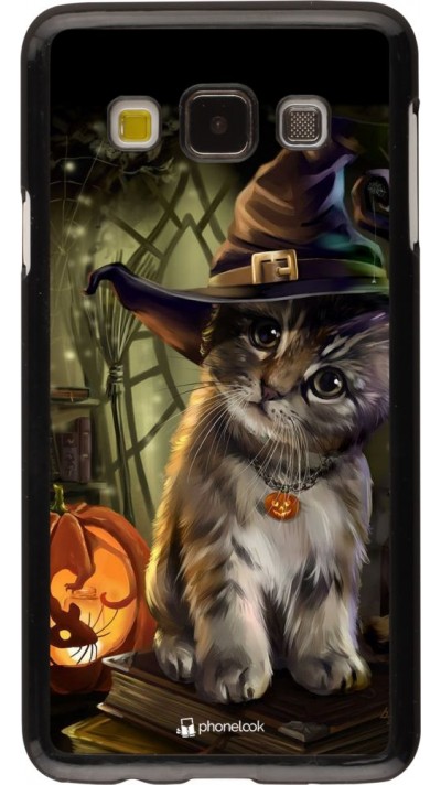 Hülle Samsung Galaxy A3 (2015) - Halloween 21 Witch cat
