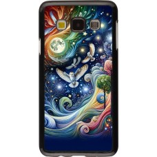 Samsung Galaxy A3 (2015) Case Hülle - Fliegender Blumen-Eule