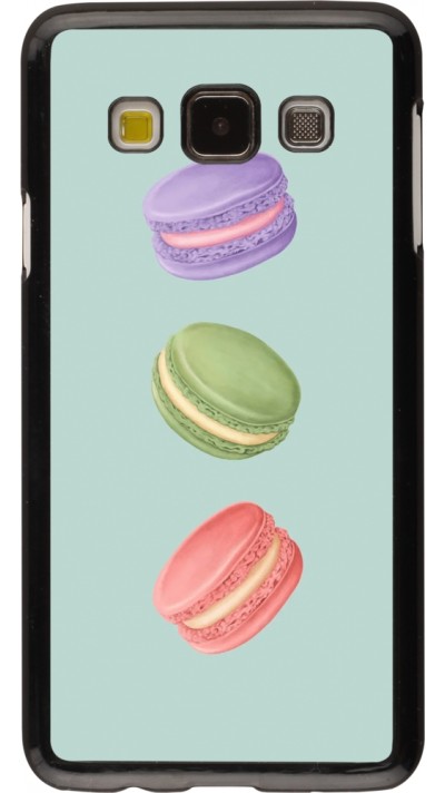 Coque Samsung Galaxy A3 (2015) - Macarons on green background