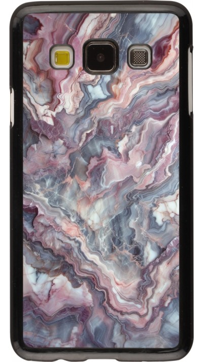 Samsung Galaxy A3 (2015) Case Hülle - Violetter silberner Marmor