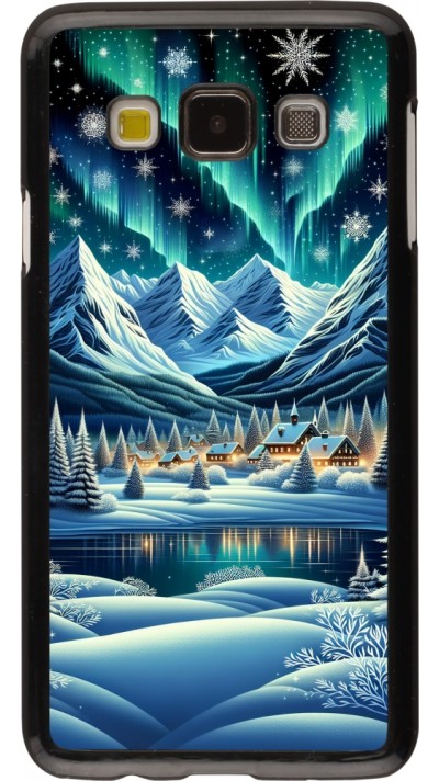 Coque Samsung Galaxy A3 (2015) - Snowy Mountain Village Lake night