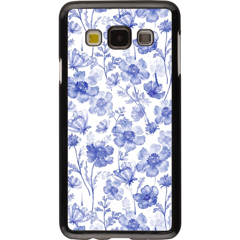 Samsung Galaxy A3 (2015) Case Hülle - Spring 23 watercolor blue flowers