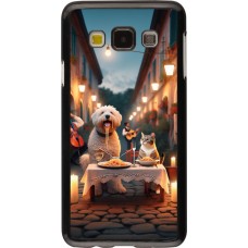 Samsung Galaxy A3 (2015) Case Hülle - Valentin 2024 Hund & Katze Kerzenlicht