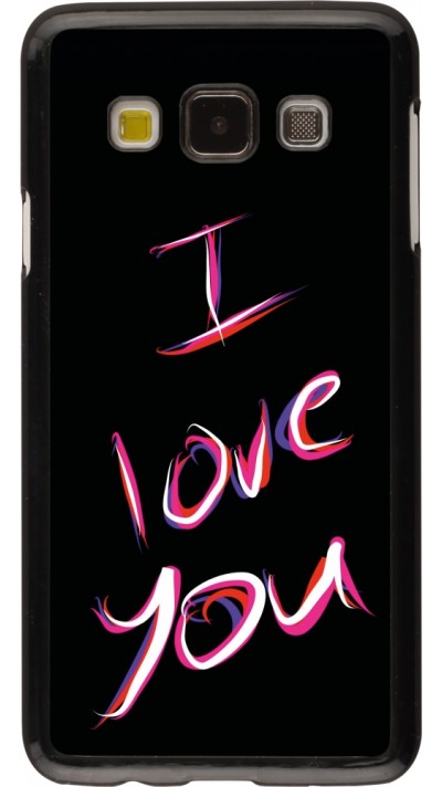 Coque Samsung Galaxy A3 (2015) - Valentine 2023 colorful I love you