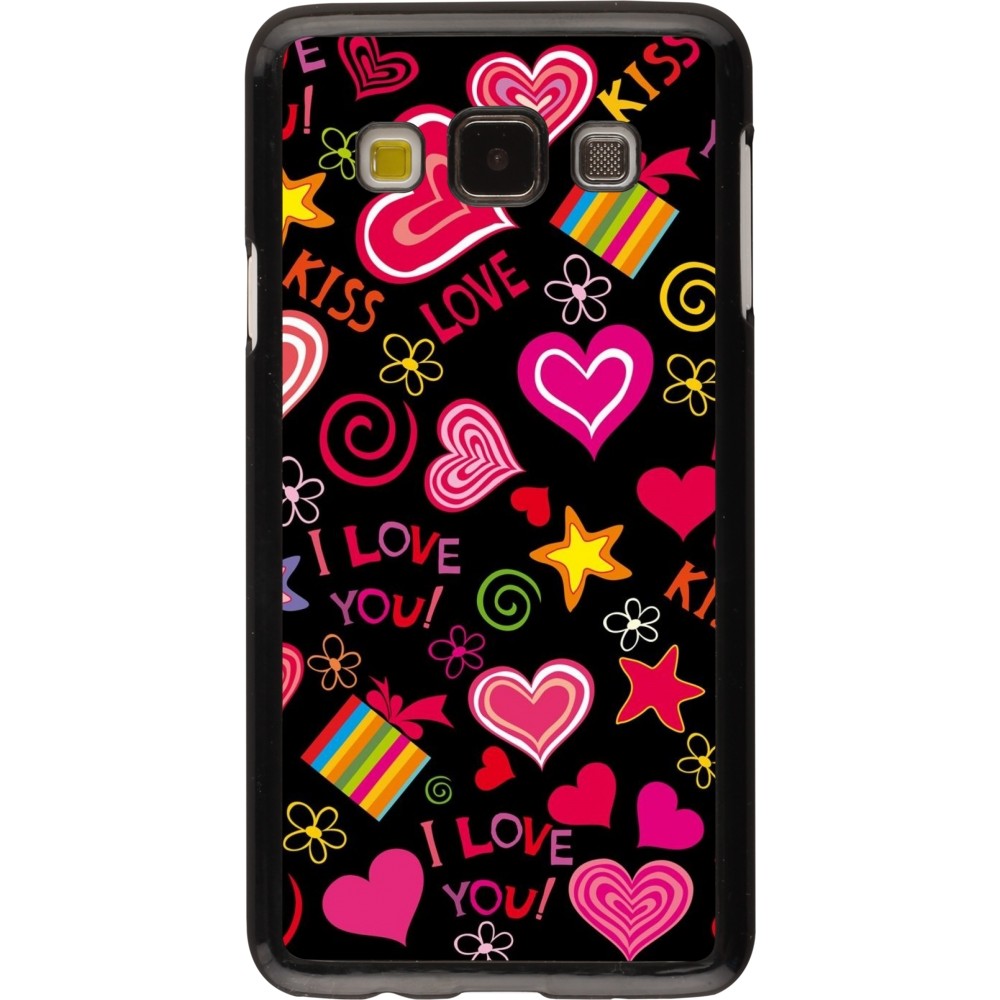Samsung Galaxy A3 (2015) Case Hülle - Valentine 2023 love symbols