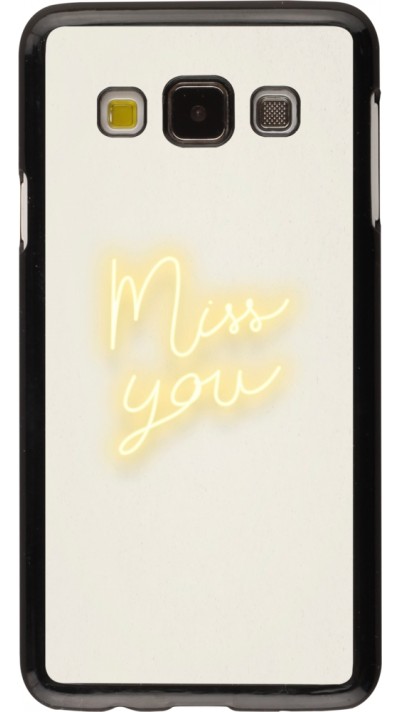 Coque Samsung Galaxy A3 (2015) - Valentine 2023 neon miss you