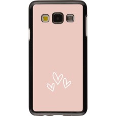 Coque Samsung Galaxy A3 (2015) - Valentine 2023 three minimalist hearts