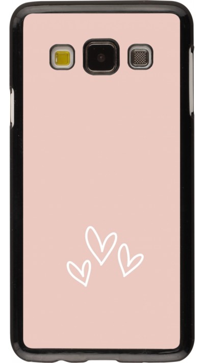 Coque Samsung Galaxy A3 (2015) - Valentine 2023 three minimalist hearts