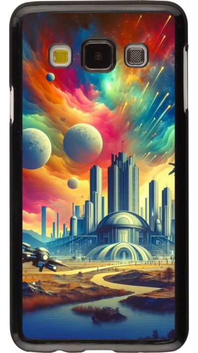 Samsung Galaxy A3 (2015) Case Hülle - Futuristische Stadt ausserhalb der Kuppel