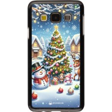 Samsung Galaxy A3 (2015) Case Hülle - Weihnachten 2023 Schneemann und Tannenbaum