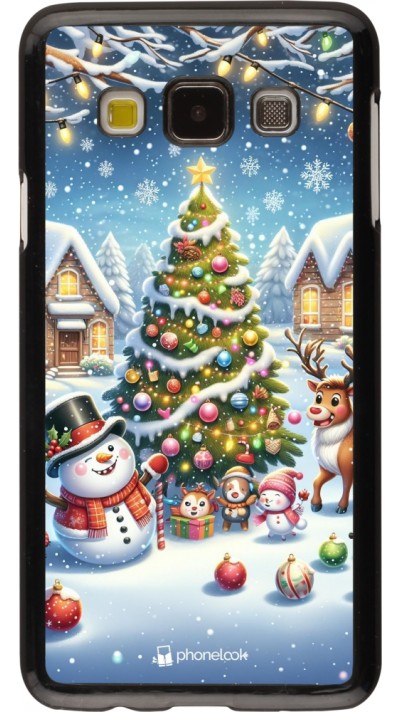 Coque Samsung Galaxy A3 (2015) - Noël 2023 bonhomme de neige et sapin