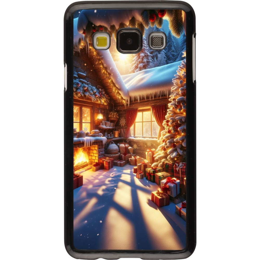 Samsung Galaxy A3 (2015) Case Hülle - Weihnachten Chalet Feerie